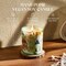 Fig Citrus Floral Scent Soy Wax Aesthetic Candles - 10.2 oz | Natural Fragrance for Home &Book Candles | for Housewarming, Hostess Gifts,Stress Relief 3.15"W x 3.94"H